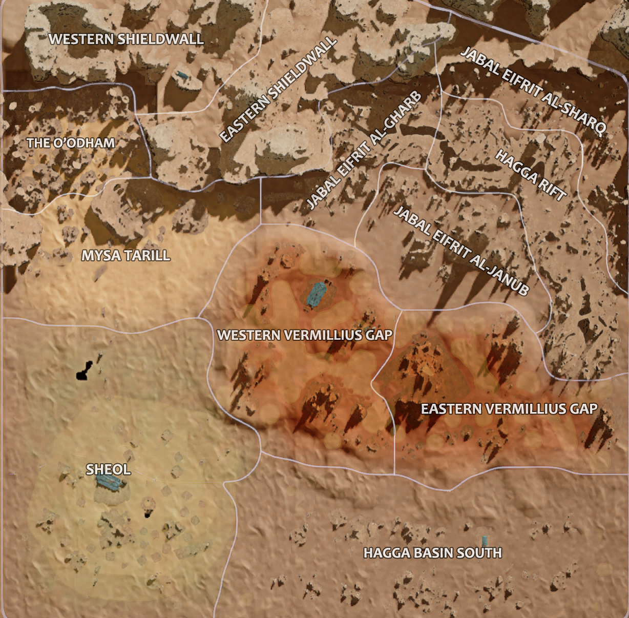 Dune Awakening World Map